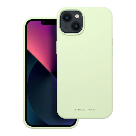 Силиконов Калъф за iPhone 13, Roar Cloud-Skin Case, Зелен