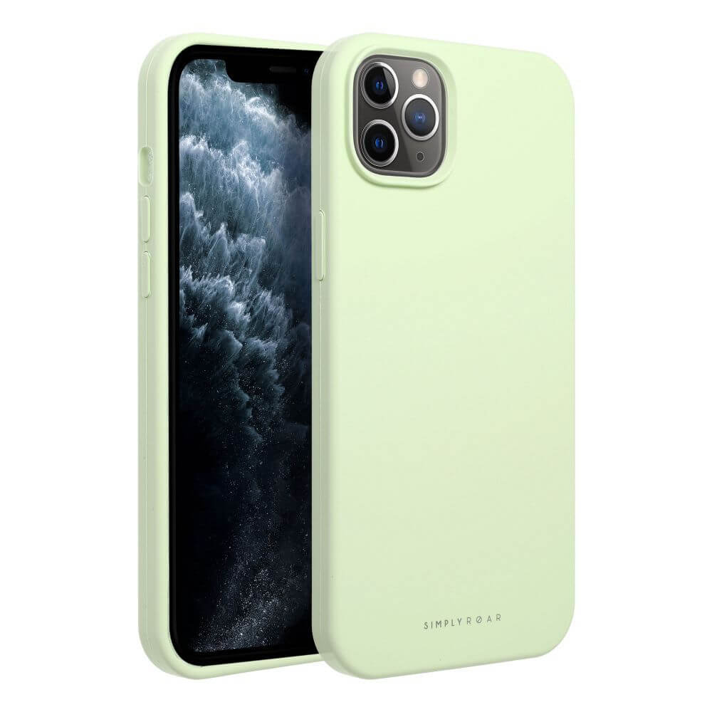 Силиконов Калъф за iPhone 12 Pro Max, Roar Cloud-Skin Case, Зелен (2)