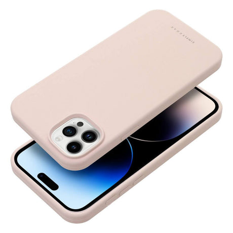 Силиконов Калъф за iPhone 12 Pro Max, Roar Cloud-Skin Case, Розов (3)