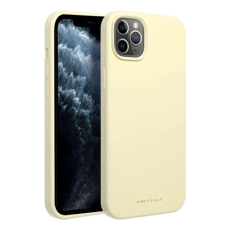 Силиконов Калъф за iPhone 11 Pro, Roar Cloud-Skin Case, Жълт (2)