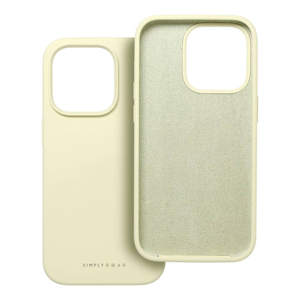 Силиконов Калъф за iPhone 11 Pro, Roar Cloud-Skin Case, Жълт (4)