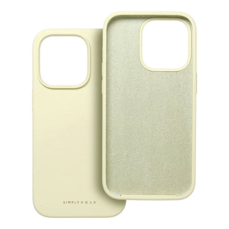 Силиконов Калъф за iPhone 11 Pro, Roar Cloud-Skin Case, Жълт (4)