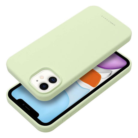 Силиконов Калъф за iPhone 11, Roar Cloud-Skin Case, Зелен (3)