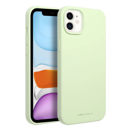 Силиконов Калъф за iPhone 11, Roar Cloud-Skin Case, Зелен (2)