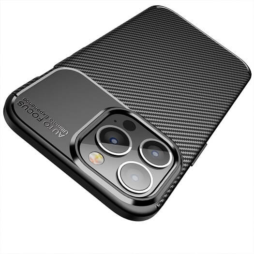 Силиконов Калъф за Xiaomi Redmi Note 9, New Carbon Case, Черен (4)