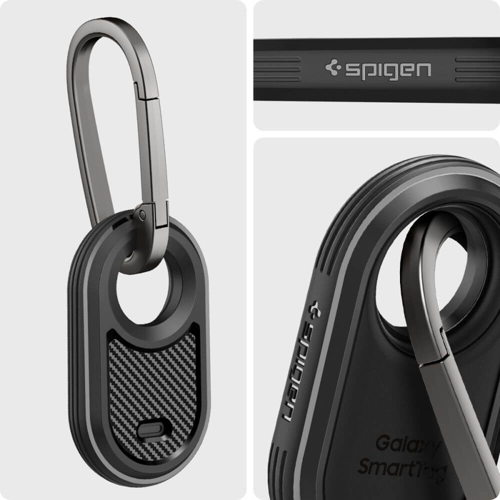 Калъф за Samsung SmartTag 2, Spigen Rugged Armor Case, Черен (6)