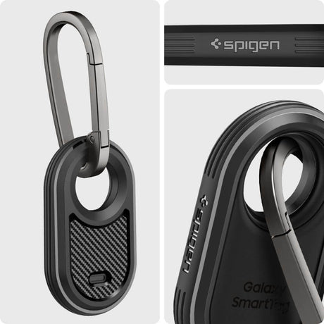 Калъф за Samsung SmartTag 2, Spigen Rugged Armor Case, Черен (6)