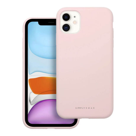 Силиконов Калъф за iPhone 11, Roar Cloud-Skin Case, Розов
