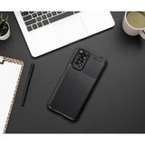Силиконов Калъф за Xiaomi Redmi Note 12 4G, New Carbon Case, Черен (4)