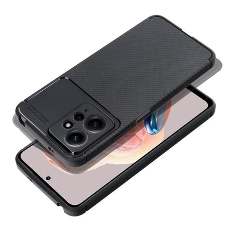 Силиконов Калъф за Xiaomi Redmi Note 12 4G, New Carbon Case, Черен (3)