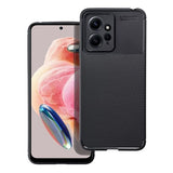 Силиконов Калъф за Xiaomi Redmi Note 12 4G, New Carbon Case, Черен (2)