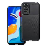 Силиконов Калъф за Xiaomi 12 Lite, New Carbon Case, Черен