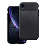 Силиконов Калъф за iPhone XR, New Carbon Case, Черен (2)