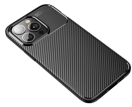 Силиконов Калъф за iPhone XR, New Carbon Case, Черен (4)