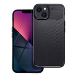 Силиконов Калъф за iPhone 13, New Carbon Case, Черен (2)