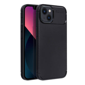 Силиконов Калъф за iPhone 13, New Carbon Case, Черен