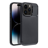 Силиконов Калъф за iPhone 12/Pro, New Carbon Case, Черен