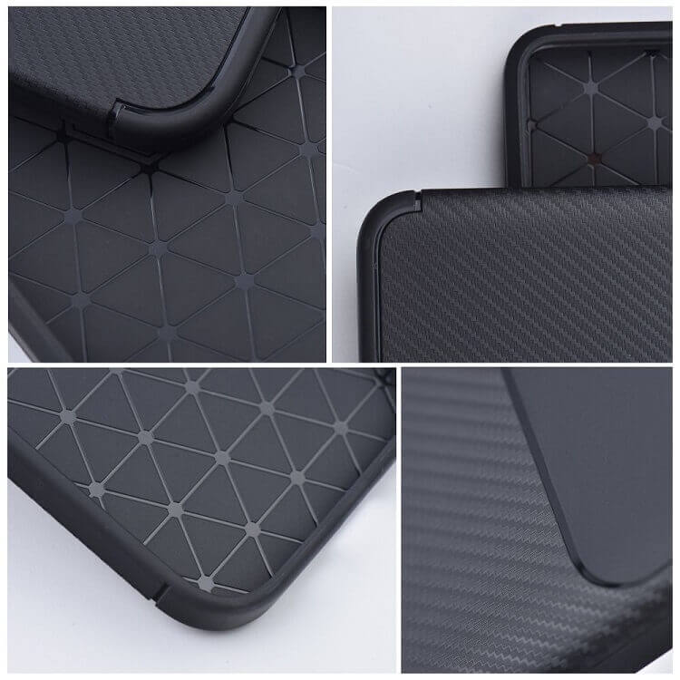 Силиконов Калъф за iPhone 13, New Carbon Case, Черен (6)