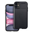Силиконов Калъф за iPhone 11, New Carbon Case, Черен