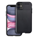 Силиконов Калъф за iPhone 11, New Carbon Case, Черен
