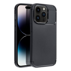 Силиконов Калъф за iPhone 11 Pro, New Carbon Case, Черен