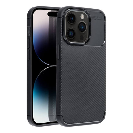 Силиконов Калъф за iPhone 11 Pro, New Carbon Case, Черен