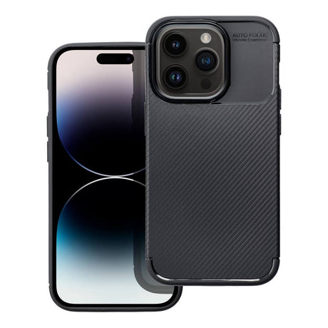 Силиконов Калъф за iPhone 11 Pro, New Carbon Case, Черен (2)