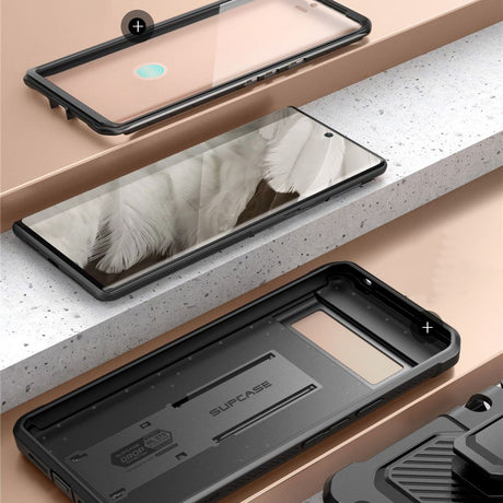 Противоударен Калъф за Google Pixel 8, Supcase Unicorn Beetle Pro, Черен (6)
