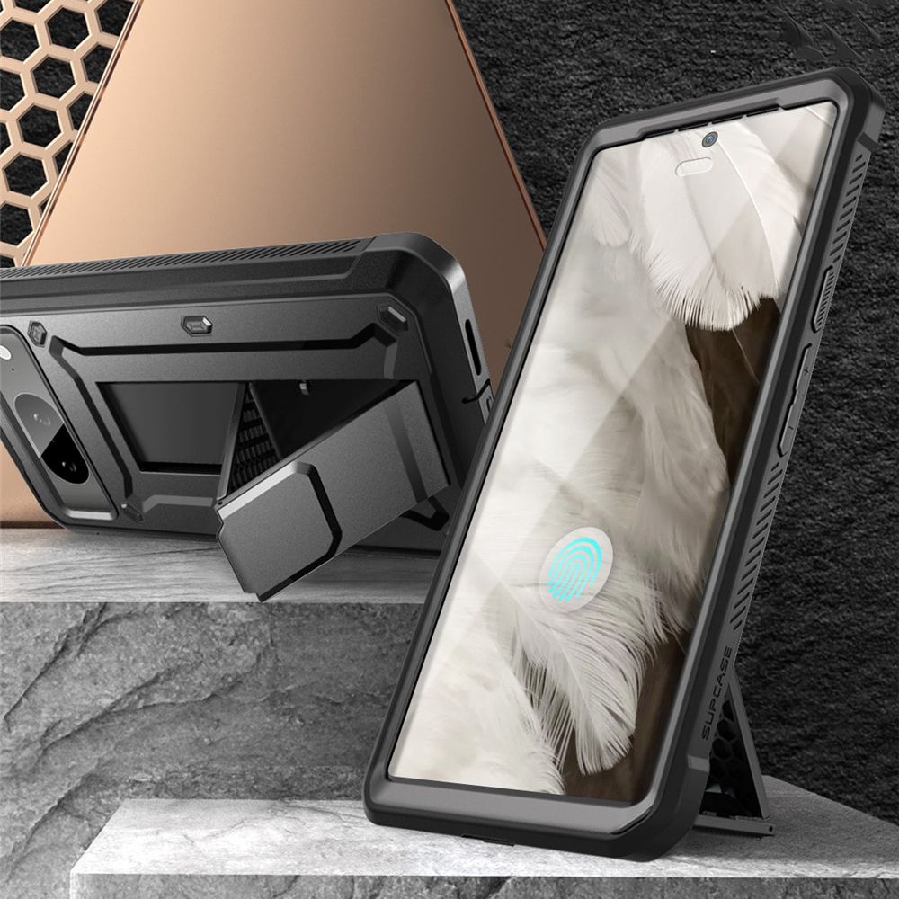 Противоударен Калъф за Google Pixel 8, Supcase Unicorn Beetle Pro, Черен (5)