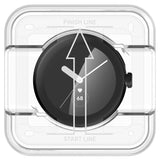 Протектор за Google Pixel Watch, Spigen Film ProFlex EZ Fit Glass 2бр., Черен (4)