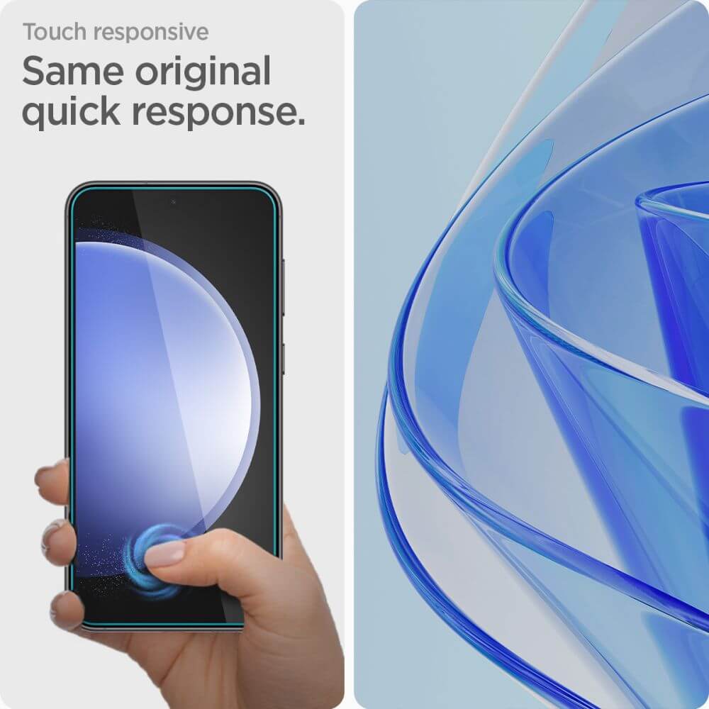 Стъклен Протектор за Samsung S23 FE, Spigen Align Master Glass Tr 2бр., Прозрачен (5)