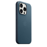 Оригинален Тъкан Калъф за iPhone 15 Pro Max, FineWoven Magsafe Case MT4Y3ZM/A, Син (5)