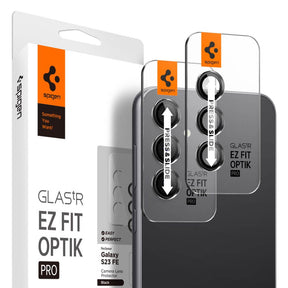 Протектор за Камерата на Samsung S23 FE, Spigen EZ Fit Optik Pro Glass tR 2бр., Черен