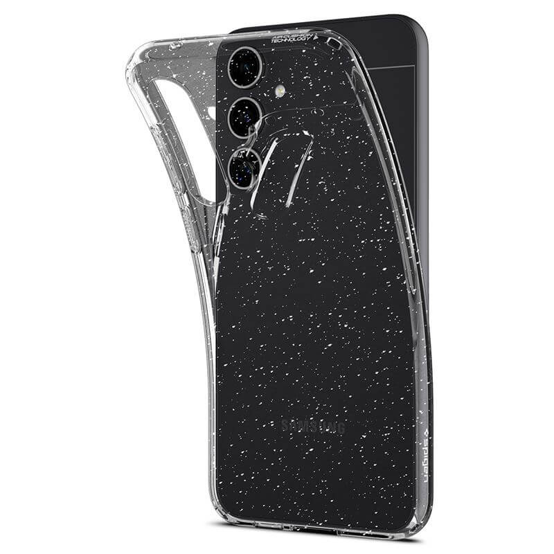 Блестящ Калъф за Samsung S23 FE, Spigen Liquid Crystal Glitter Quartz Case, Прозрачен (7)