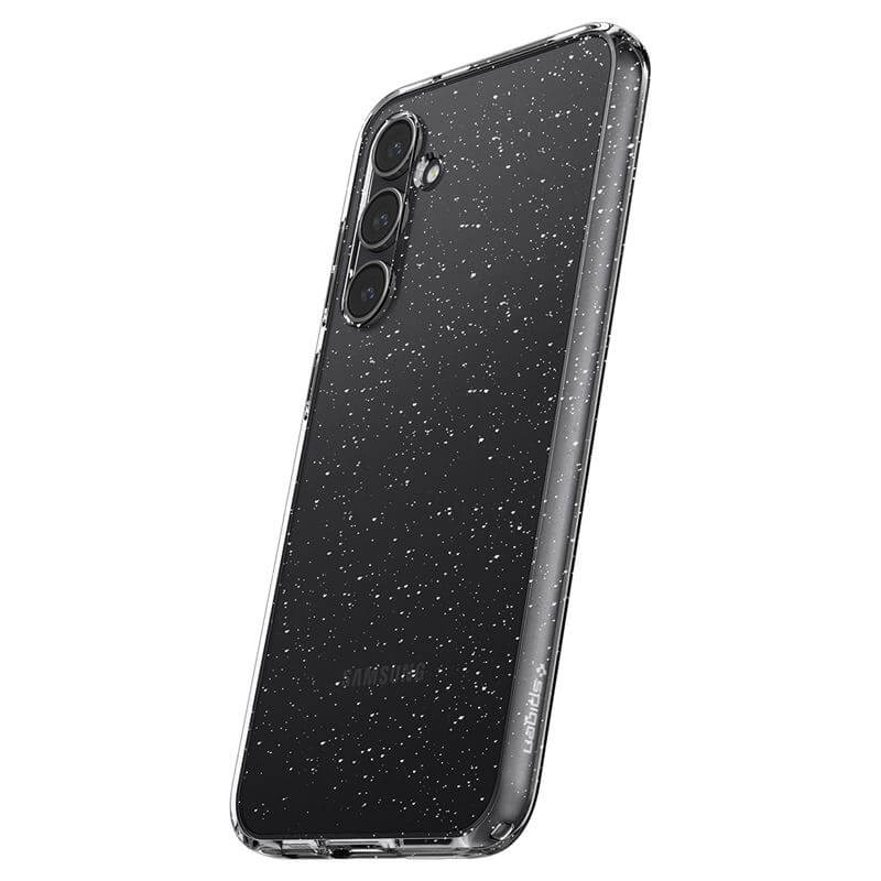 Блестящ Калъф за Samsung S23 FE, Spigen Liquid Crystal Glitter Quartz Case, Прозрачен (9)