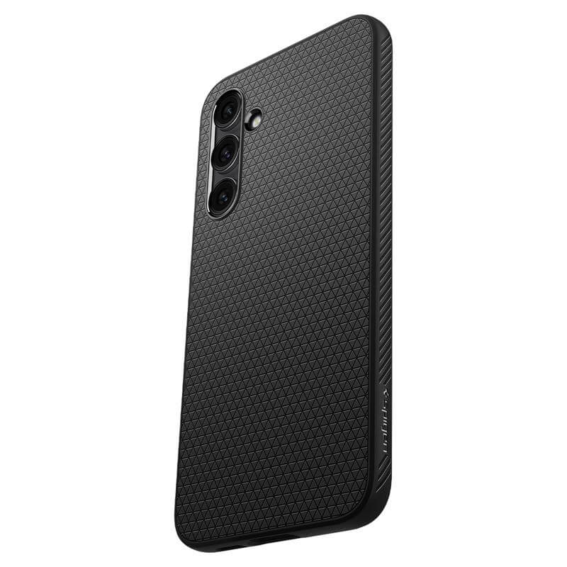 Противоударен Силиконов Калъф за Samsung S23 FE, Spigen Liquid Air Case, Черен (5)