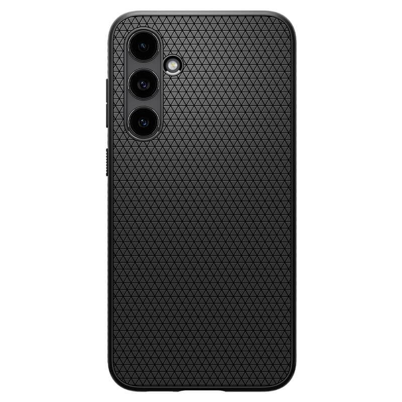 Противоударен Силиконов Калъф за Samsung S23 FE, Spigen Liquid Air Case, Черен (2)