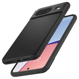 Противоударен Калъф за Google Pixel 8, Spigen Thin Fit Case, Черен (4)