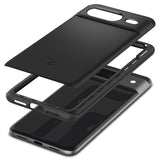 Противоударен Калъф за Google Pixel 8, Spigen Thin Fit Case, Черен (8)