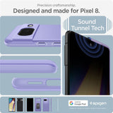 Противоударен Калъф за Google Pixel 8, Spigen Thin Fit Case, Лилав (8)