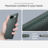 Противоударен Калъф за Google Pixel 8, Spigen Liquid Air Case, Зелен (4)