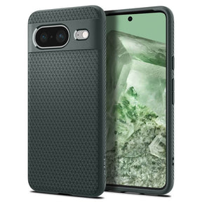 Противоударен Калъф за Google Pixel 8, Spigen Liquid Air Case, Зелен
