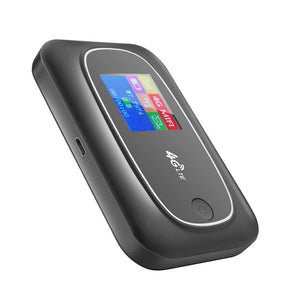 Преносим Рутер за Мобилен Интернет (Бисквита), GKK Wi-Fi 4G, Черен