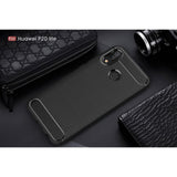 Противоударен Калъф за Huawei P20 Lite, Premium Carbon Case, Черен (2)