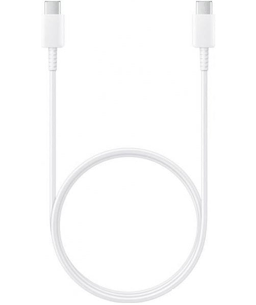 Оригинален USB-C към USB-C Кабел Samsung 1.8m 3A EP-DW767JWE, Бял (Bulk)