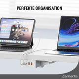 Зарядна Станция, 4Smarts 220v USB-C/A Power Strip Desk GaN 65W, Бял (7)