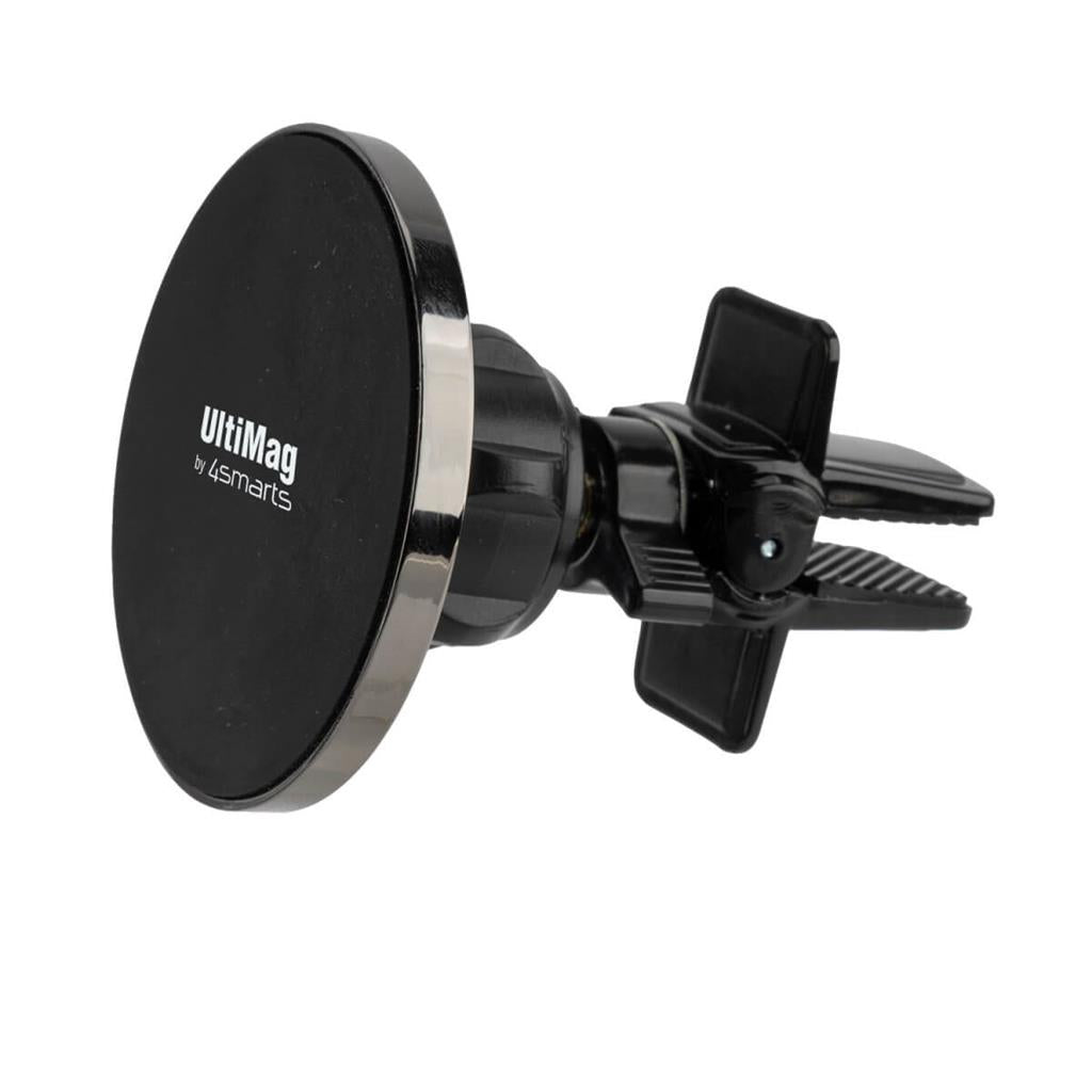 Magsafe Стойка за Кола, 4Smarts Car Holder UltiMag Clamp, Черен