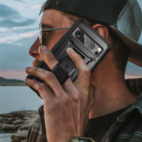 Противоударен Калъф за Google Pixel 8 Pro, Supcase Unicorn Beetle Pro, Черен (8)