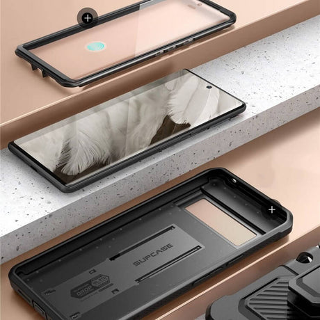 Противоударен Калъф за Google Pixel 8 Pro, Supcase Unicorn Beetle Pro, Черен (3)