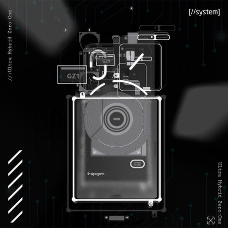 Хибриден Калъф за Nothing Phone 2, Spigen Zero One Ultra Hybrid Case, Черен (8)